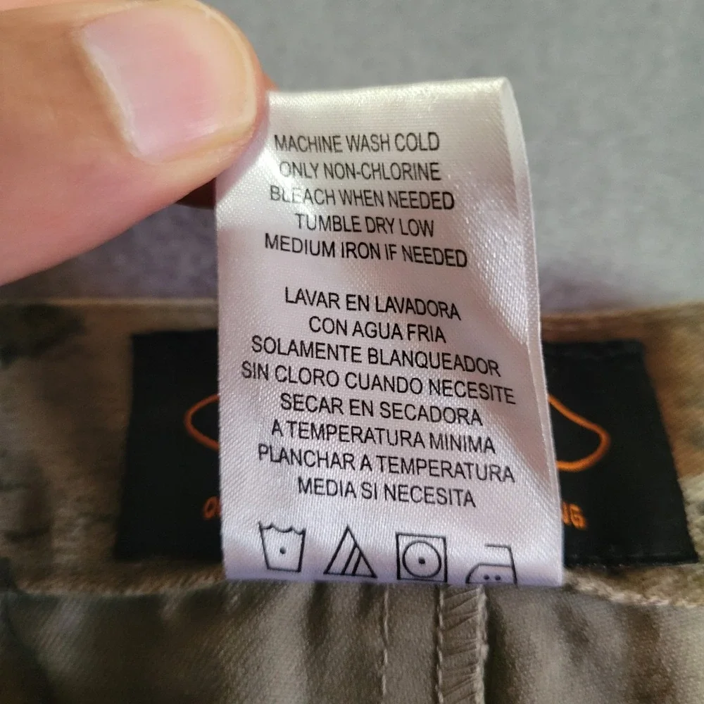 Yukon Gear Mens Natural Gear SCII Camo Cargo Hunting Pants Size L Adjustable